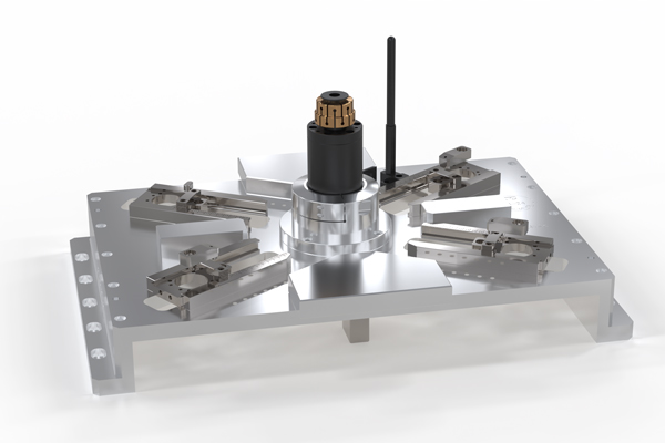#12-24 Four Jaws Wheel Processing Centre Chuck